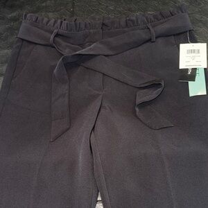 89th & Madison Black Tie-Waist Trousers, NEW, $48 retail, Size 16P